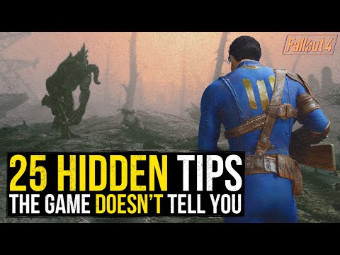 25 HIDDEN FALLOUT 4 TIPS THE GAME DOESN'T TELL YOU