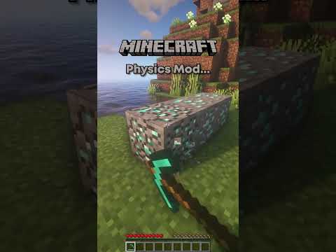 Minecraft, But The Physics Mod Is Installed...