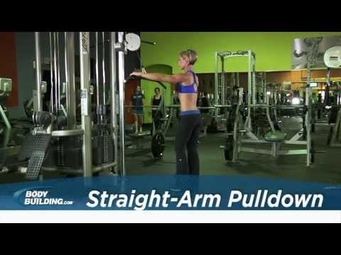 Straight-Arm Pulldown - Back Exercise - Bodybuilding.com