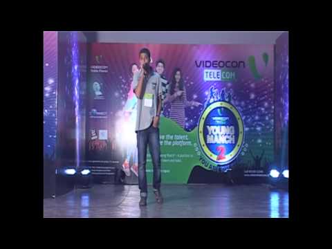 Dhiman Das videocon young manch 2014-college level singing competition