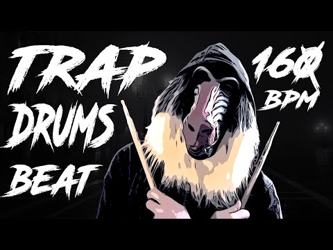 TRAP Drum Loop ◻️ 160 BPM ◻️ Hip Hop Drums
