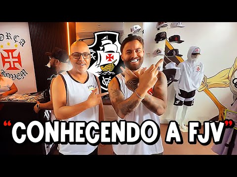 JHOW VISITANDO A FORÇA JOVEM VASCO