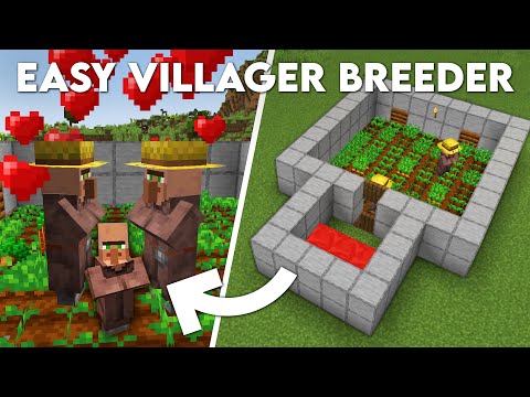Voltrox - Minecraft Infinite Villager Breeder Tutorial - Easiest & Best Design
