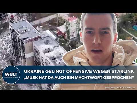 PUTINS KRIEG: Ukraine gelingt Coup! Soldaten erobern viel Terrain zurück - dank Starlink von Musk