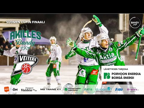 Bandy: Suomen Cupin finaali Akilles - Veiterä