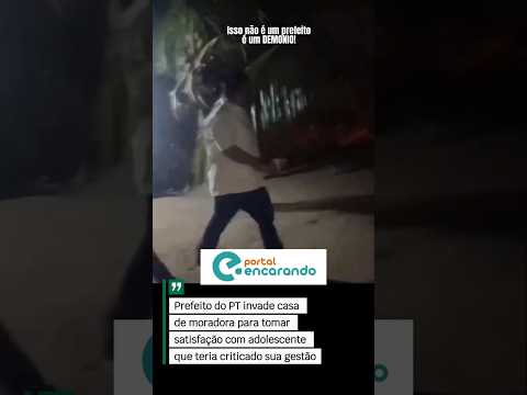 Prefeito do PT Marcio Alencar da cidade de Alegrete do Piaui invade residencia #expondo #política