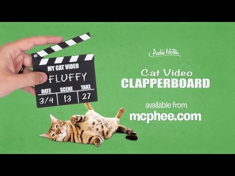 Cat Clapperboard Archie McPhee