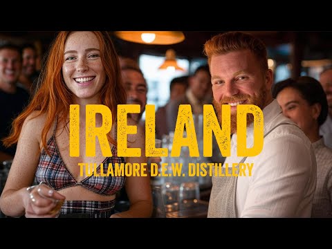 🏰 Tullamore D.E.W. Distillery Tour 🇮🇪 | A Magical Irish Whiskey Journey in the Heart of Ireland! 🌿🥃