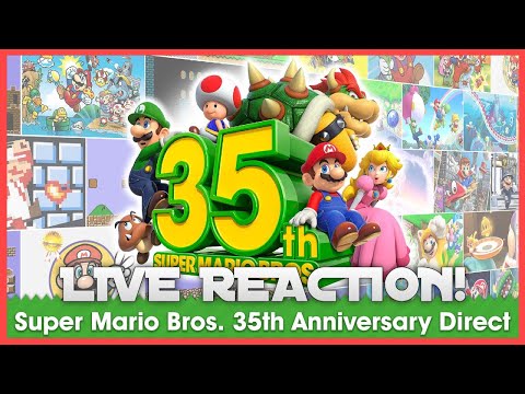 Super Mario 35th Anniversary Direct Live Reaction!