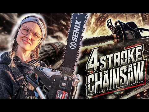 What’s a 4-stroke Chainsaw like? Let’s see!