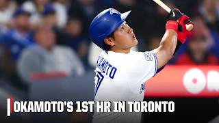 Kazuma Okamoto hits his 1st HR with the Blue Jays | ESPN MLB