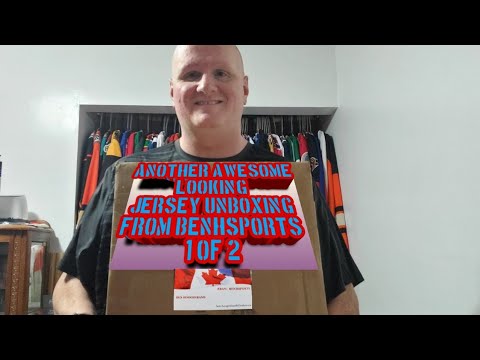 Jersey unboxing 1 of 2 from the man myth legend benhsports