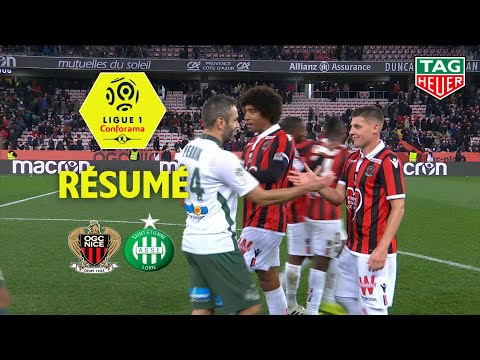 OGC Nice - AS Saint-Etienne ( 1-1 ) - Résumé - (OGCN - ASSE) / 2018-19