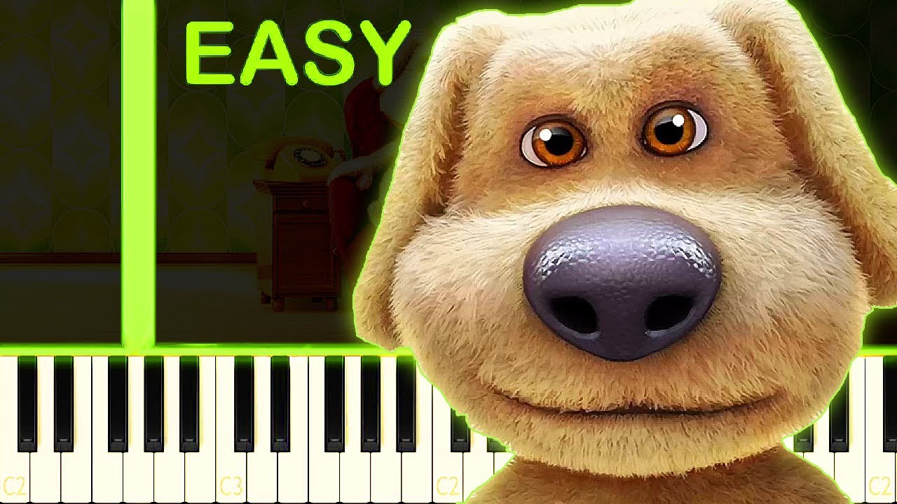 TALKING BEN THEME - EASY Piano Tutorial