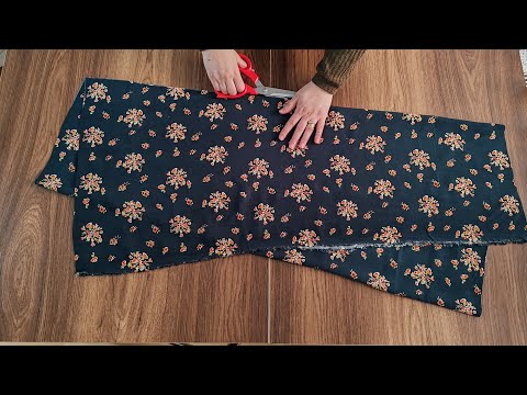 🎉 Less Amazing Stitch You Can Wear With Fabric In 2 Different Ways | Patternless And Very Practical