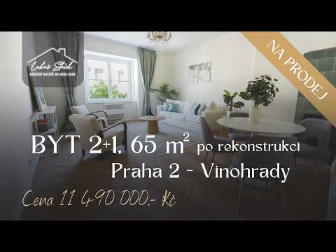 Video Vinohrady | 2+1 | 65 m² |  kompletní rekonstrukce