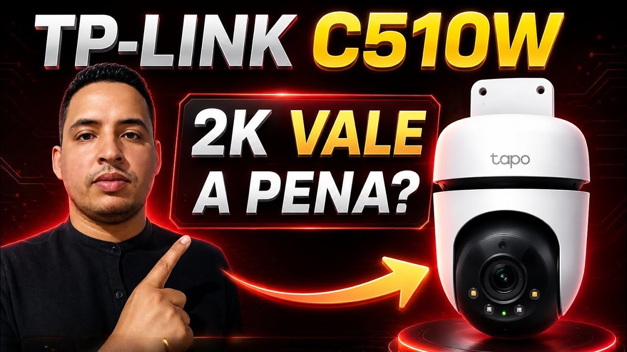 Miniatura da avaliação em vídeo de Câmara de Segurança TP-Link Tapo C510W