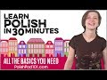Learn Polish In 30 Minutes ALL The Basics You Need