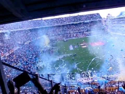 2009 Insane Crowd at El Clasico Boca Jr vs Riverplate at Bombonera Stadium