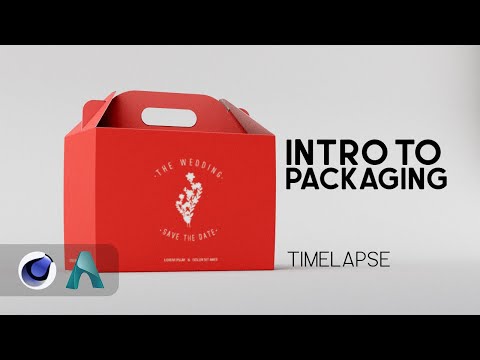 Intro to Packaging in C4D & Arnold (Timelapse)