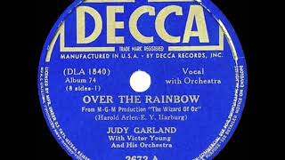 1939 HITS ARCHIVE: Over The Rainbow - Judy Garland (Decca version)