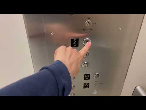 Slap-On Mod Vintage Otis Hydraulic Elevator at Beutel Health Center, TAMU in College Station, TX.