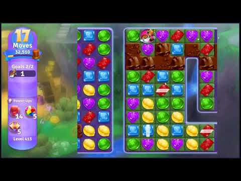 Wonka's World of Candy Level 413 - NO BOOSTERS + FULL STORY 🍫 | SKILLGAMING ✔️