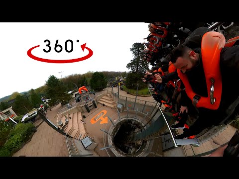 Oblivion [360° VR] Front Seat POV - Alton Towers Resort