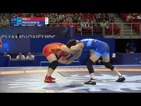 Repechage WW - 53 kg: Q. PANG (CHN) v. M. PREVOLARAKI (GRE)