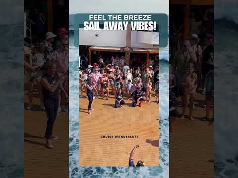 Thumbnail for Let the waves and the party begin! 🚢🎉 #SailAwayVibes#cruiseexperiences  #travel #cruise #rose