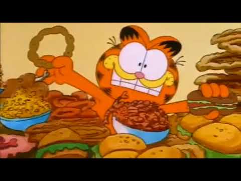 Garfield and Friends - the 12 courses of dinner Short