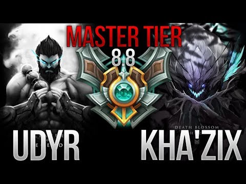 UDYR vs KHA'ZIX JUNGLE | EUW Master | Patch 8.7