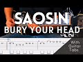 Saosin- Bury Your Head Cover (Guitar Tabs On Screen)