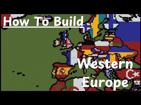 How To Build A Mini Scale World Map pt.1 Western Europe