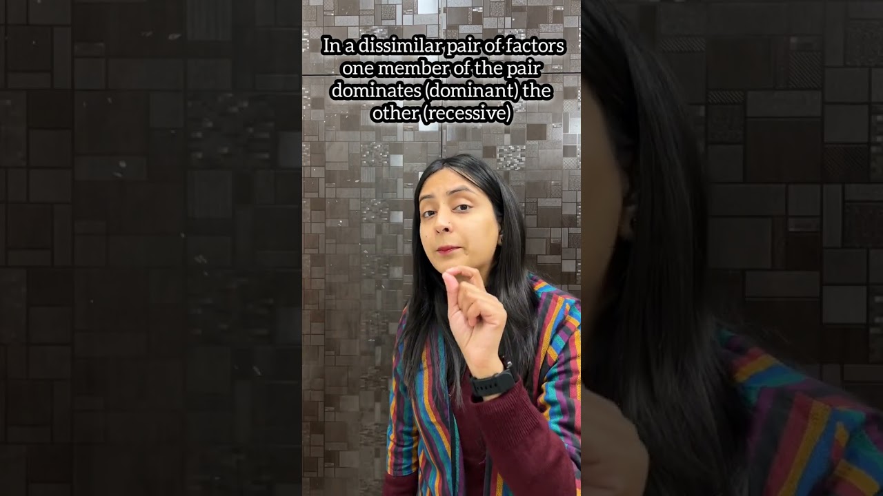 Law of Dominance | Genetics Class XII  #shorts #biology #neet