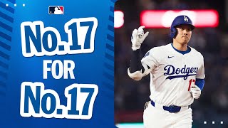 No. 17 for No. 17! Shohei Ohtani leads MLB in HRs! | 大谷翔平 17번째 홈런