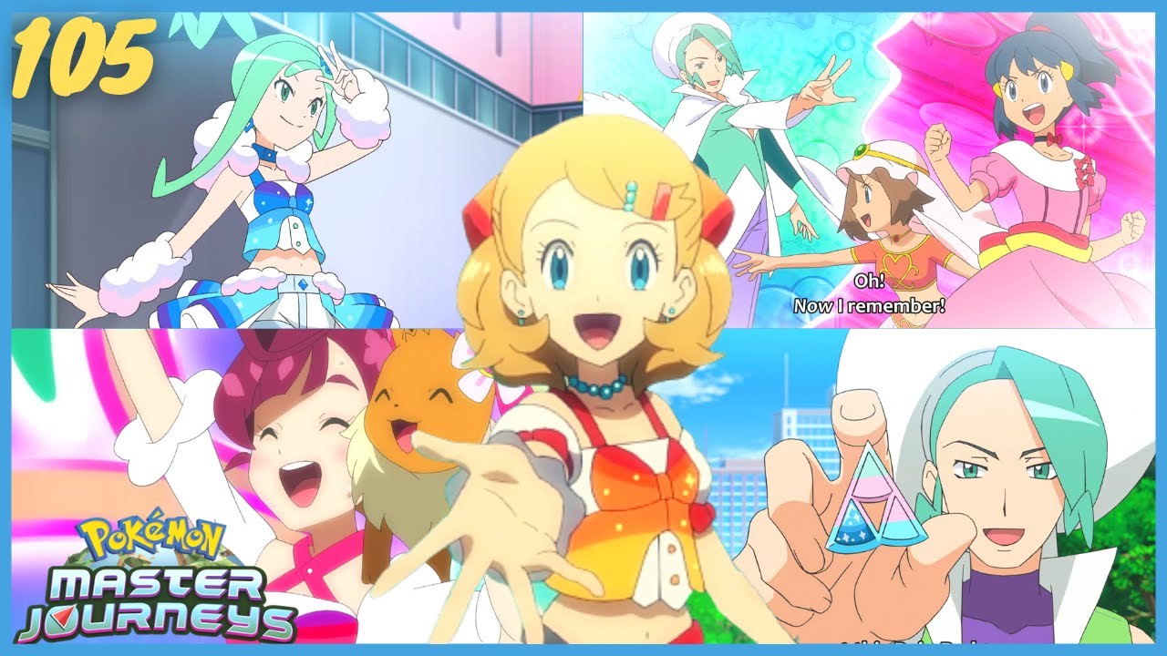 SERENA RETURNS! Ash VS Wallace & Chloe's Contest Debut | Pokémon Journeys Episode 105 Review