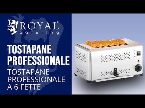 Video - Tostapane professionale a 6 fette