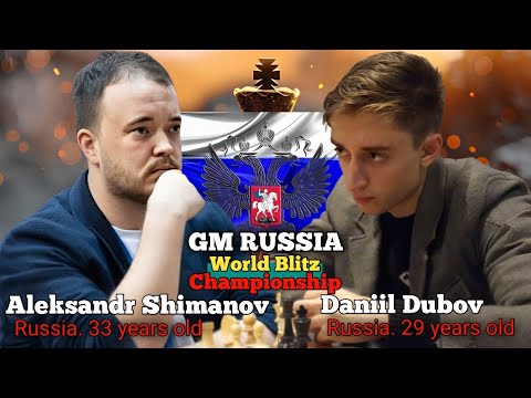 Daniil Dubov vs Aleksandr Shimanov | World Blitz Championship | GM Russia