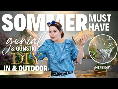 Summer heart... in just a few steps! Room decoration, light object, or trellis - a dream decoration