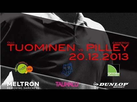 Olli Tuominen - Cameron Pilley Exhibition match 20.12.2013
