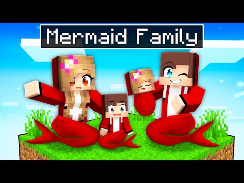 Insane Minecraft Mermaid Family Parody