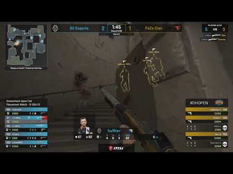 G2 huNter-  4 SICK nova kills vs FAZE clan $$$