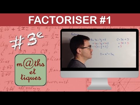 Factorize by recognizing a common factor (1) - Third