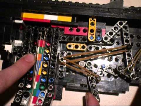 Lego MP5K Mechanism Semi-Auto Brick Firing !