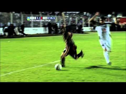 Gol de Achucarro. Central Córdoba 0 - Chacarita 1. Fecha 27. B Nacional 2015. FPT