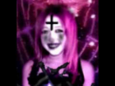 Demon Daughter- Blackmetal Show With Pink And Purple Balloons