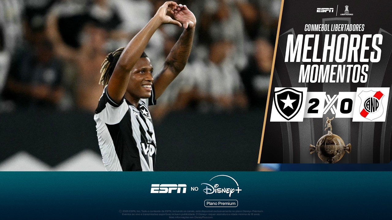VÍDEO | Gols e melhores momentos da classificação do Botafogo sobre o Nacional Potosí na Libertadores