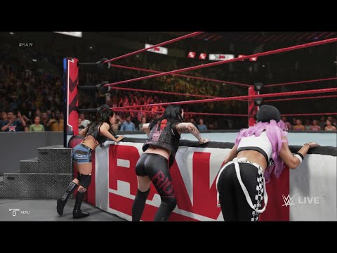 WWE 2K19 - Sarah Logan with The Riott Squad VS Kacy Cantanzaro