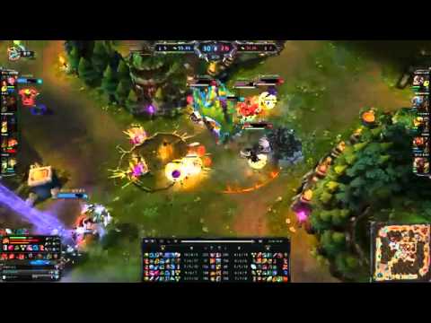 177 Gnar Great InitiationULT hitting 4 man to the wall, KR LOL Highlight